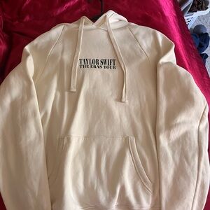 Original Taylor Swift Eras Tour beige sweatshirt oversized